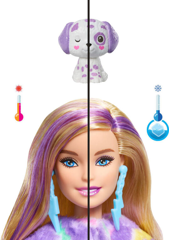BarbieCutie RevealRêve couleurPoupée et acc.Dalmatien
