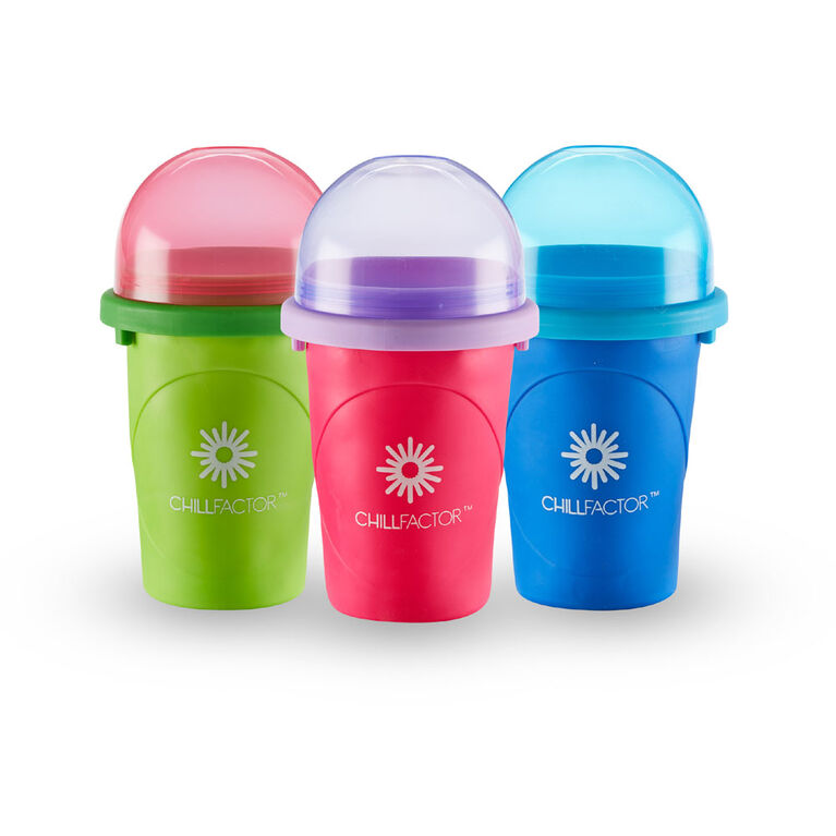 Chill Factor -  Neon  SLUSHY MAKER - Blueberry Bonanaza - Berry Burst - Watermelon Crush
