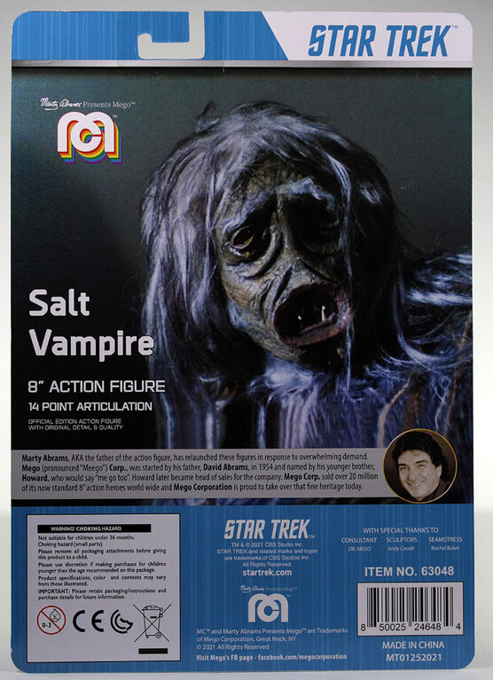Mego Figurines Sci Fi - Star Trek Salt Vampire - English Edition