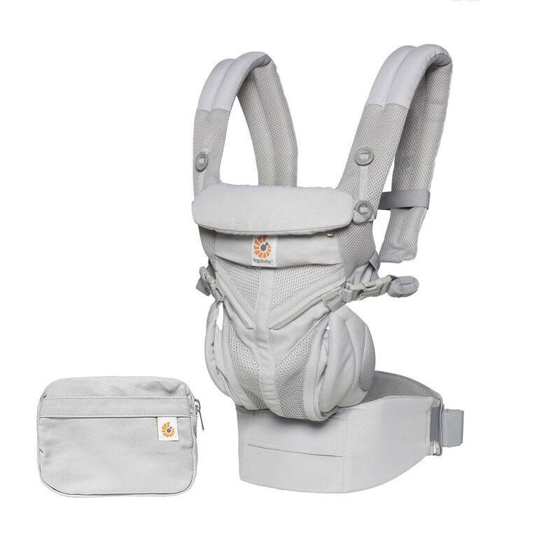 Porte-bébé ergonomique tout-en-un Ergobaby Omni 360 Cool Air Mesh -  gris perle.