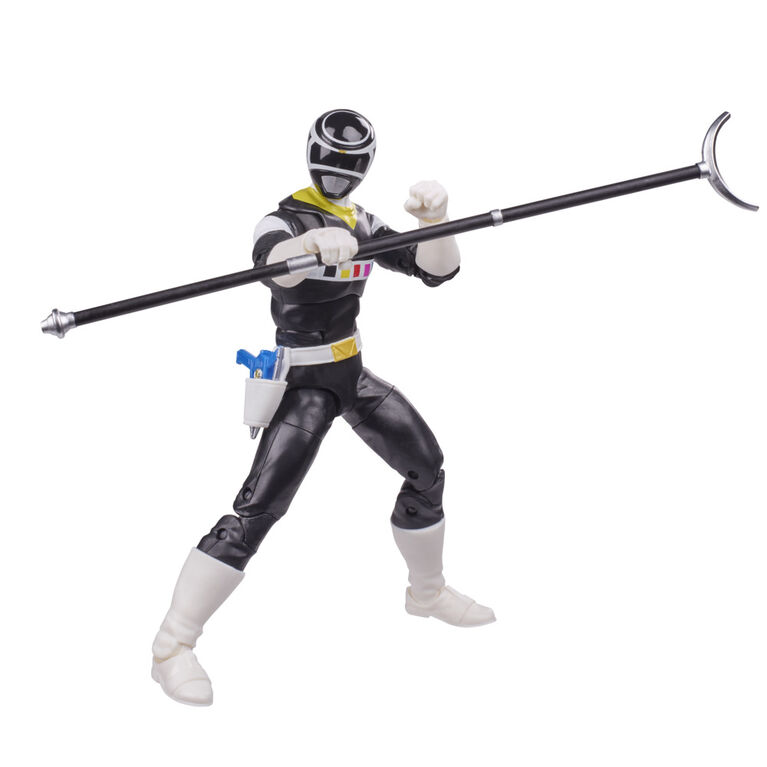 Power Rangers Lightning Collection In Space Black Ranger Action Figure Toy