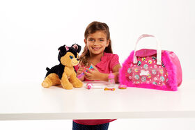 Ensemble De V&eacute;to Et De Bisous Barbie - Chiot Marron Fonc&eacute;.