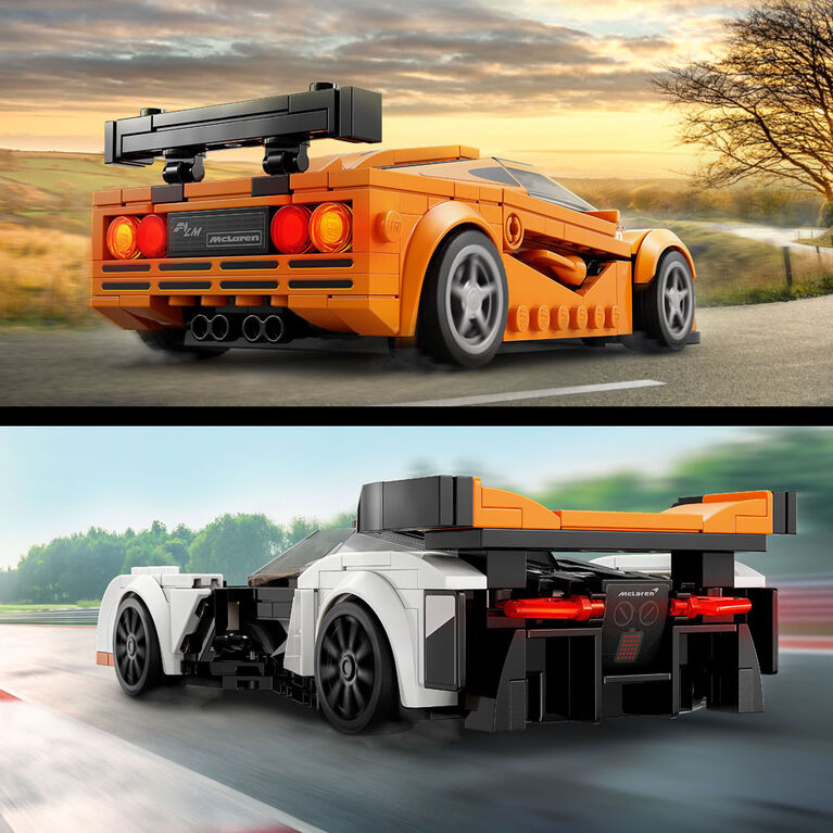 LEGO Speed Champions McLaren Solus GT et McLaren F1 LM 76918 Ensemble de jeu de construction (581 pièces)