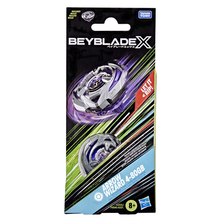 Beyblade X Arrow Wizard 4-80GB Booster Pack Set