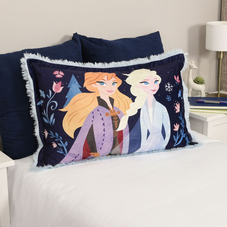 Disney Frozen Jumbo Funky Fur Pillow, 20" x 30"