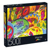 1500-Piece Intense Color Jigsaw Puzzle - Colorful Collage