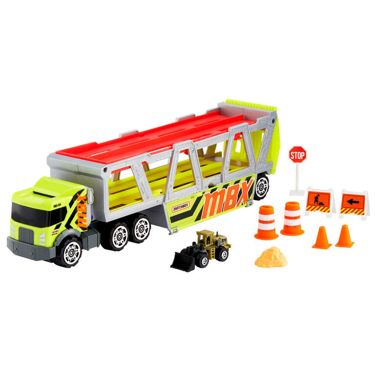 Camion de transport de construction Matchbox