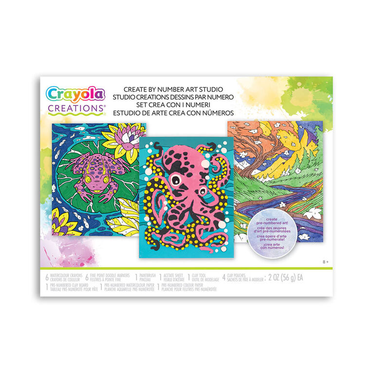 Crayola Creations Create By Number Art Studio