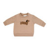 Baby Mode Ensemble de jogging polaire 3 pièces : Chien marron12M