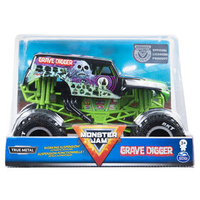 Monster Jam, Official Grave Digger Monster Truck, Die-Cast Vehicle, 1:24 Scale