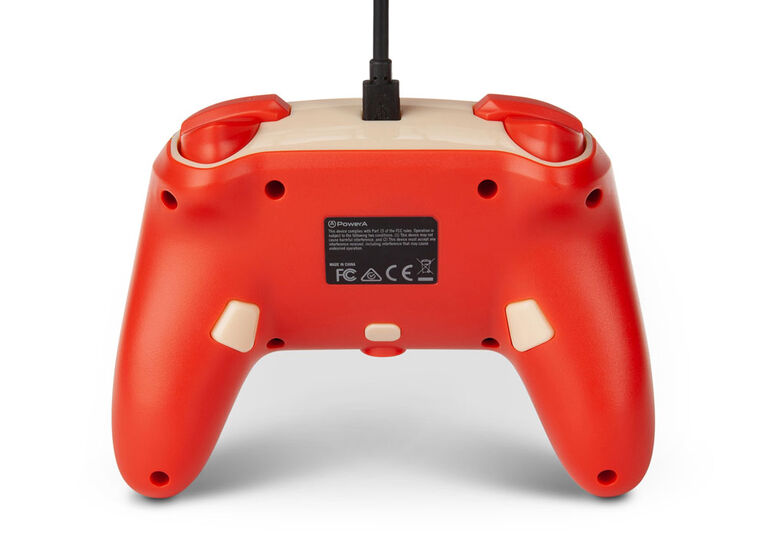 Enhanced Wired Controller For Nintendo Switch - Mario Vintage