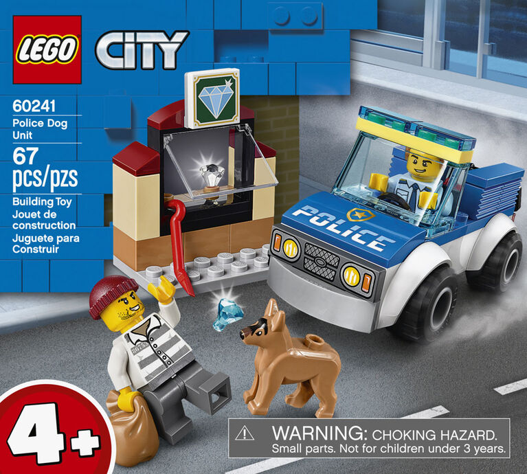 LEGO City Police L'unité cynophile de la police 60241 (67 pièces)