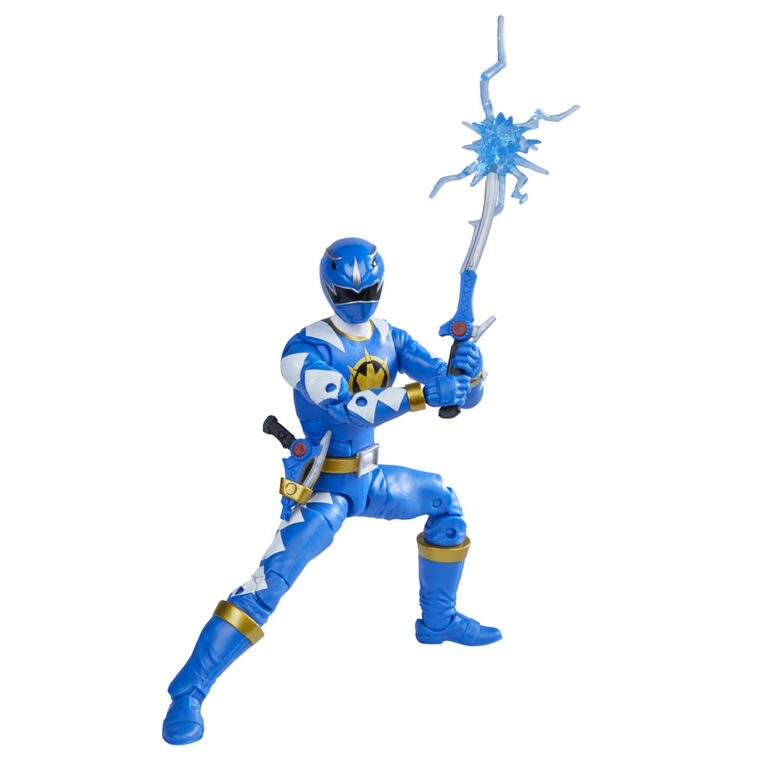 Power Rangers, Lightning Collection, Dino Thunder, figurine articulée de  Ranger bleu