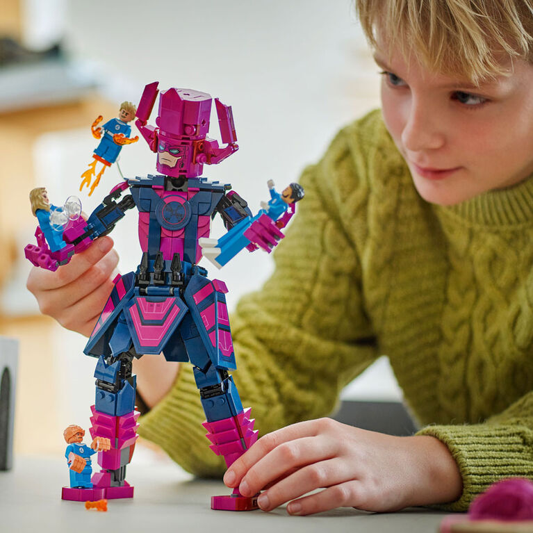 LEGO Marvel Fantastic Four vs. Galactus Construction Figure - Super Hero Building Toy for Ages 9+ - 76316