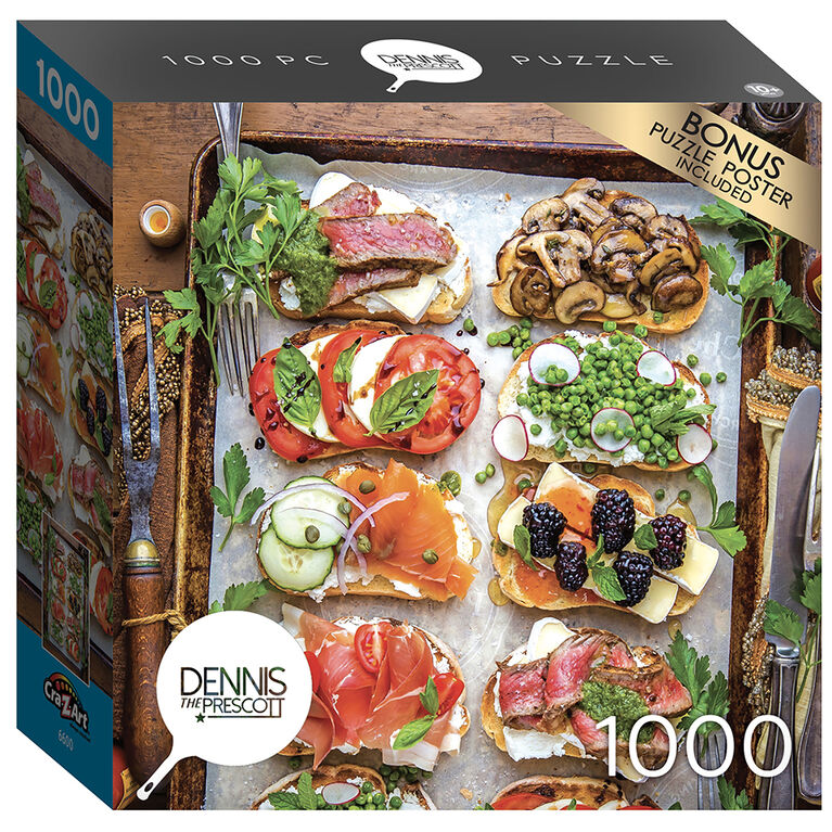 Dennis Prescott Cra-Z-Art Casse-t&ecirc;tes 1000pc - Toast Love