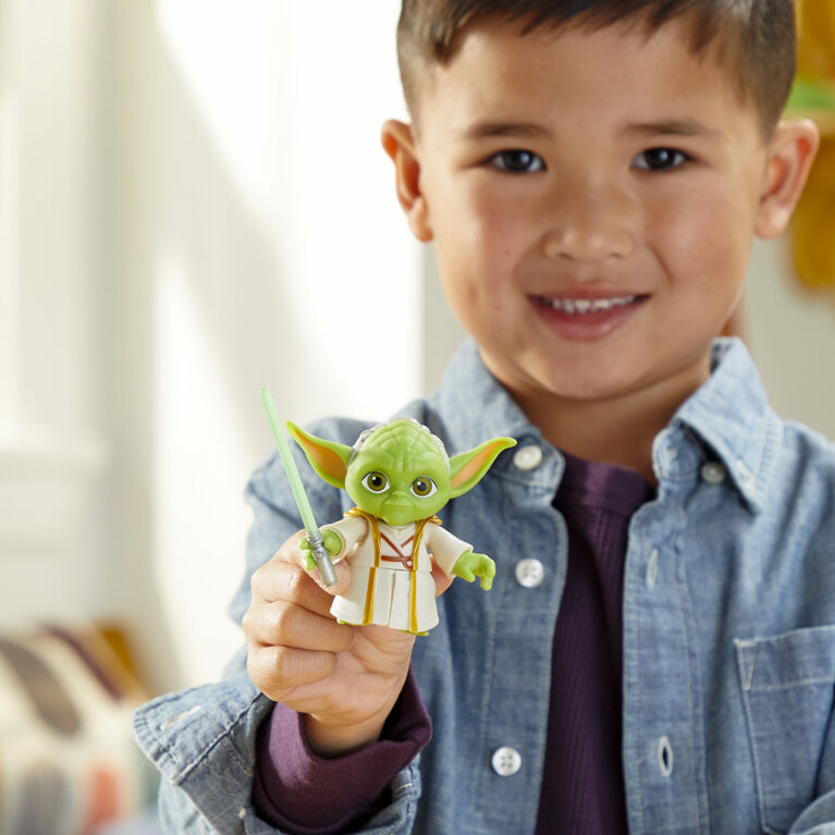 Star Wars Young Jedi Adventures Yoda Action Figure, Star Wars Toys, Preschool Toys (3 Inch)