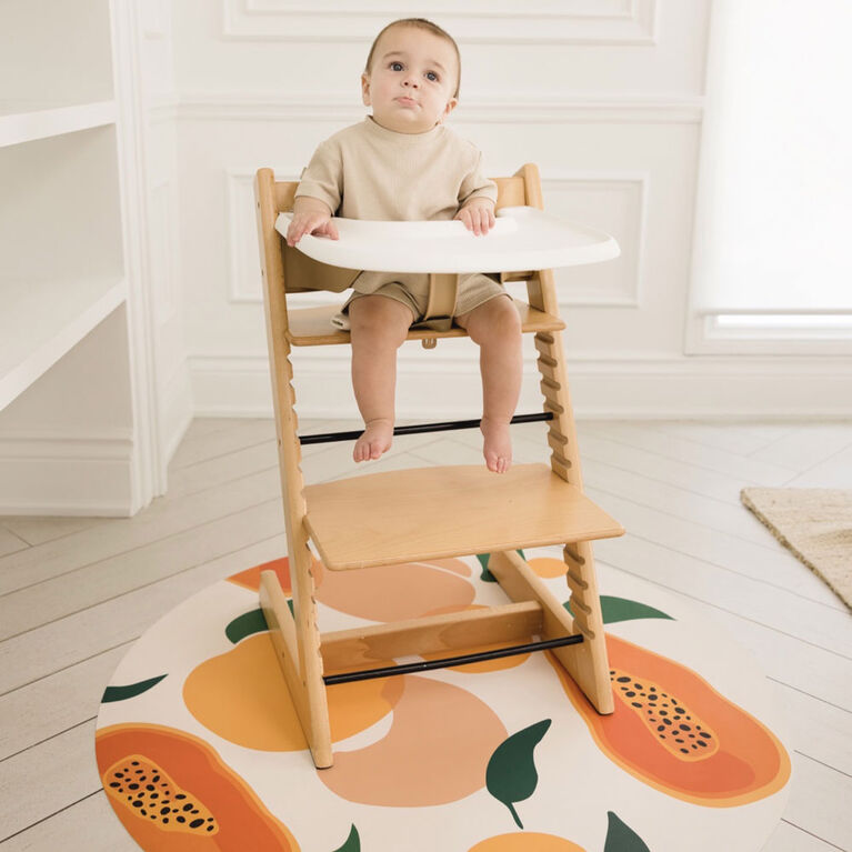 Catch All Splat Mat For Mealtime & Playtime Mess, Juicy Fruit