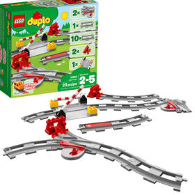 LEGO DUPLO Town Les rails du train 10882 (23 pièces)