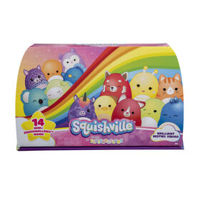 Squishmallows paquet de 14 - Escouade meilleures amies brillantes
