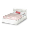 South Shore Barras Full Storage Bed - Pure White