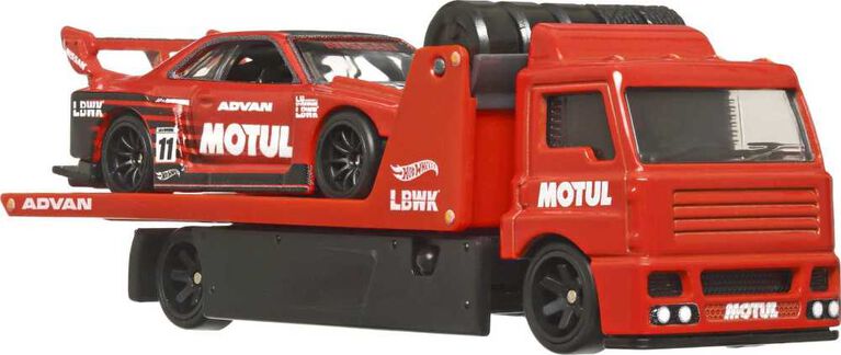 Hot Wheels Team Transport Truck and Race Car