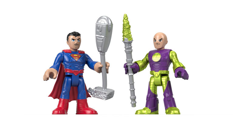Fisher-Price Imaginext DC Super Friends Superman & Lex Luthor - English Edition