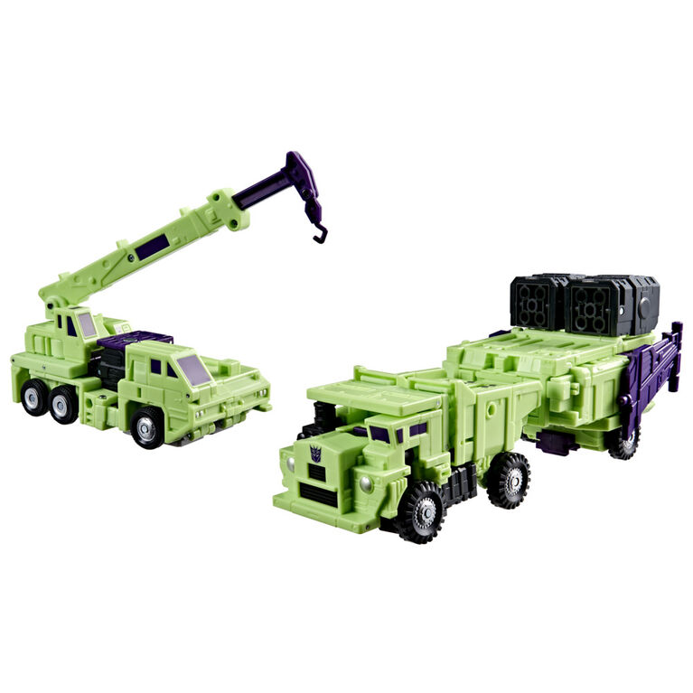 Transformers Studio Series The Transformers: The Movie Constructicon Long Haul & Constructicon Hook, 6.5-inch Action Figures