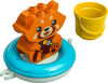 LEGO DUPLO My First Bath Time Fun: Floating Red Panda 10964 Building Toy (5 Pieces)