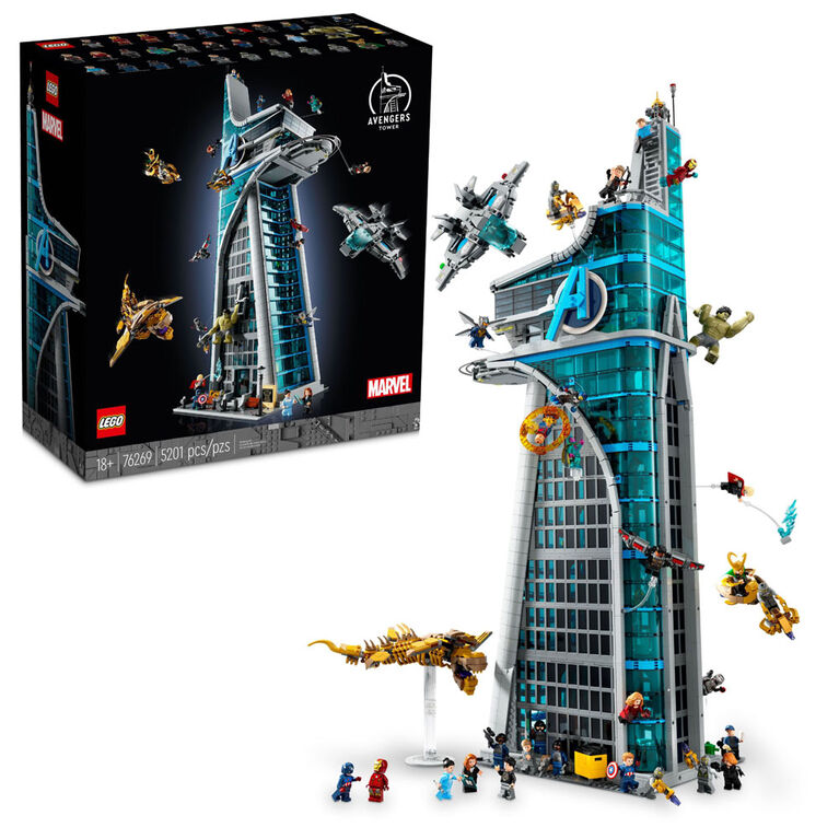 LEGO Marvel La tour des Avengers 76269 Ensemble de construction (5 201 pièces)