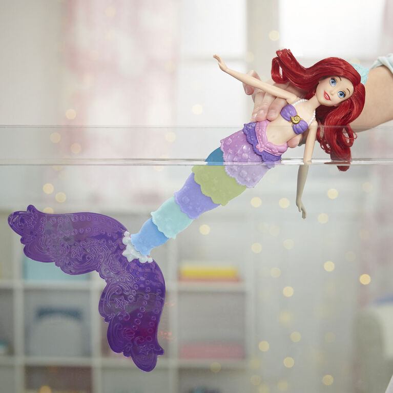 Disney Princess Rainbow Reveal Ariel, Color Change Doll