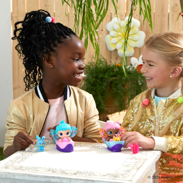 Baby Alive mini-poup&eacute;e GloPixies Aqua Flutter, poup&eacute;e de f&eacute;e phosphorescente