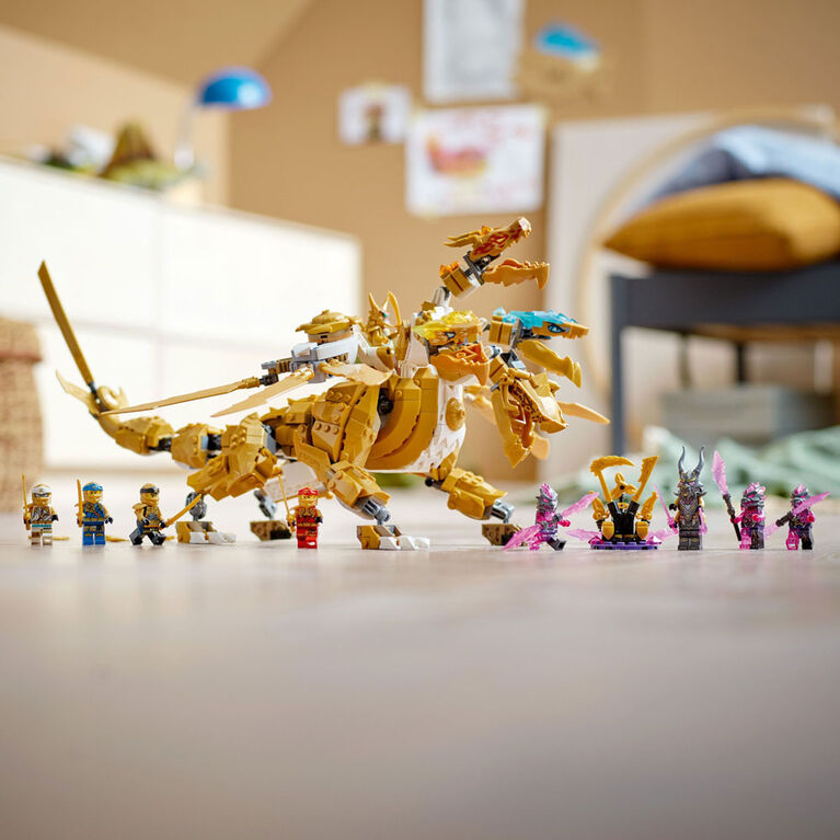 LEGO NINJAGO Lloyd's Golden Ultra Dragon 71774 Building Kit (989 Pieces)