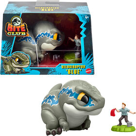 Jurassic World Bite Club Figurine de coll. Blue le V&eacute;lociraptor