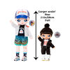 Na! Na! Na! Surprise Teens Fashion Doll - Quinn Nash, 11" Soft Fabric Boy Doll, Shark Inspired