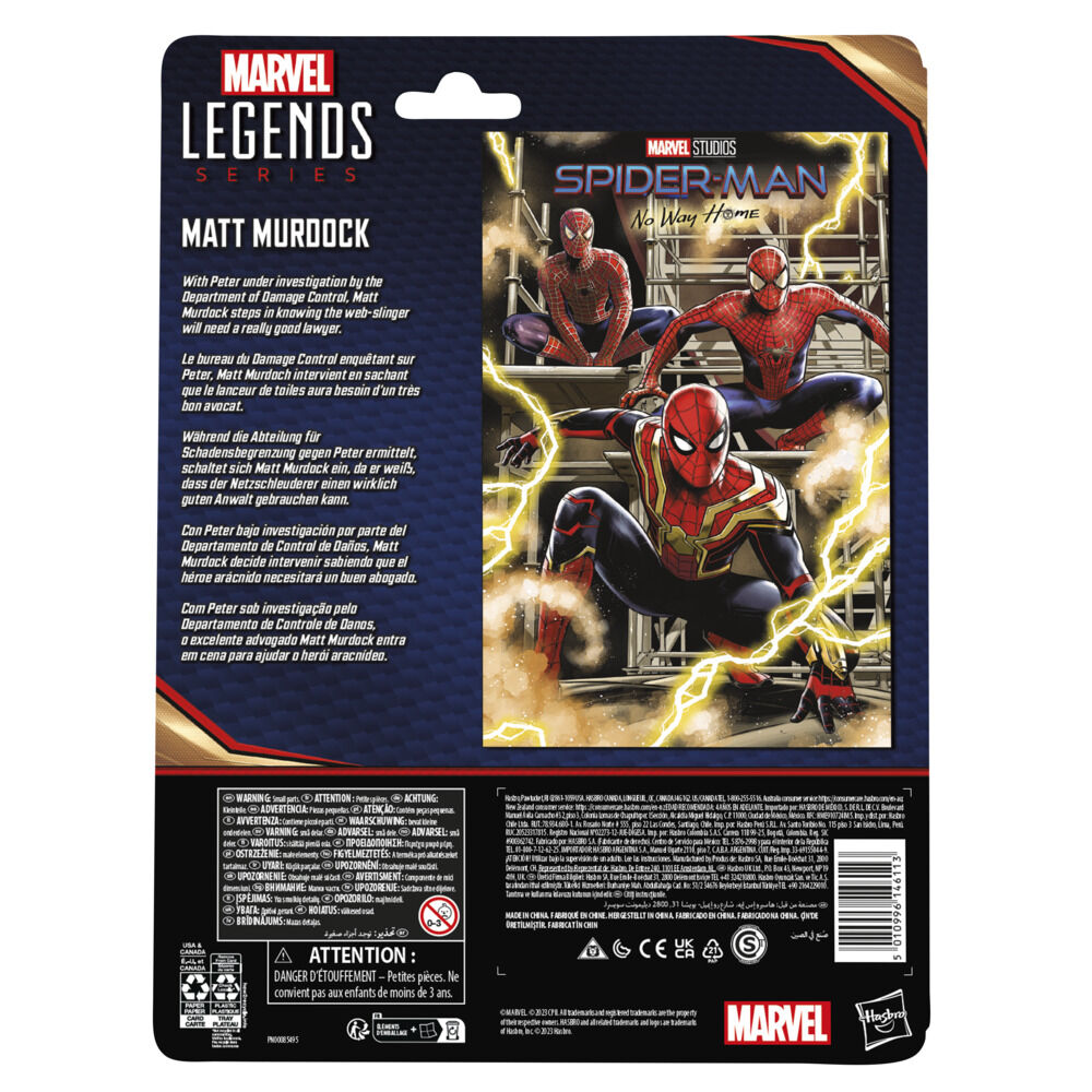 Hasbro Marvel Legends Series Matt Murdock Spider Man No Way Home