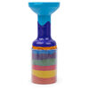 Kinetic Sand, Coffret Mélange arc-en-ciel avec 3 couleurs de sable Kinetic Sand (382 g) et 6 outils