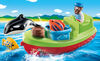 Playmobil 1.2.3. Bateau et pêcheur 70183