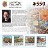 Country Escapes 550 Piece Linen Jigsaw Puzzle