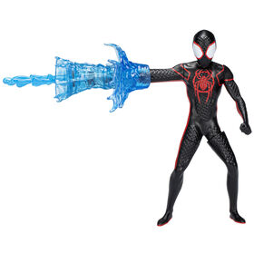 Spider-Man: Across the Spider-Verse, figurine deluxe Miles Morales Toile tournante de 15 cm