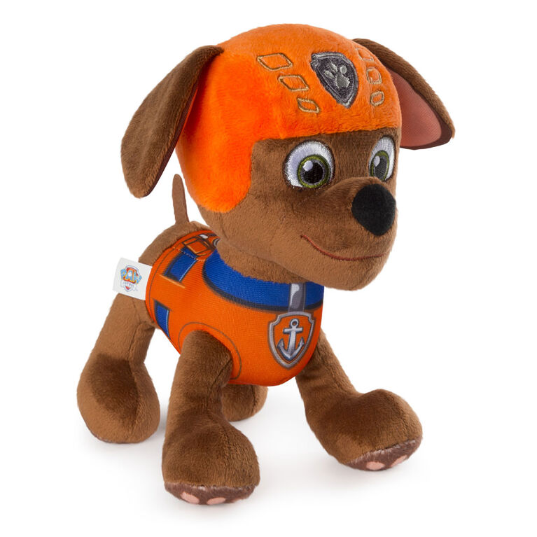 PAW Patrol - 8" Zuma Plush Toy, Standing Plush with Stitched Detailing