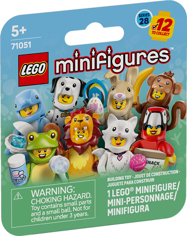 LEGO Minifigures Animal Series 28 Mystery Box Toy for Kids, Boys, & Girls, Ages 5+ - 71051