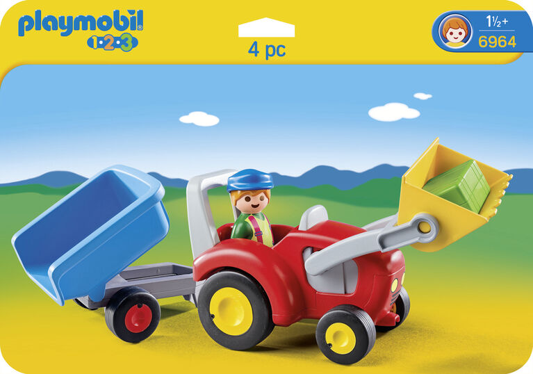 Playmobil - Tractor with Trailer