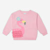 Rococo Long Sleeve Sweatshirt Flamingo Pink 5-6