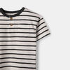 RISE Little Earthling Fashion Tee Charcoal Stripe