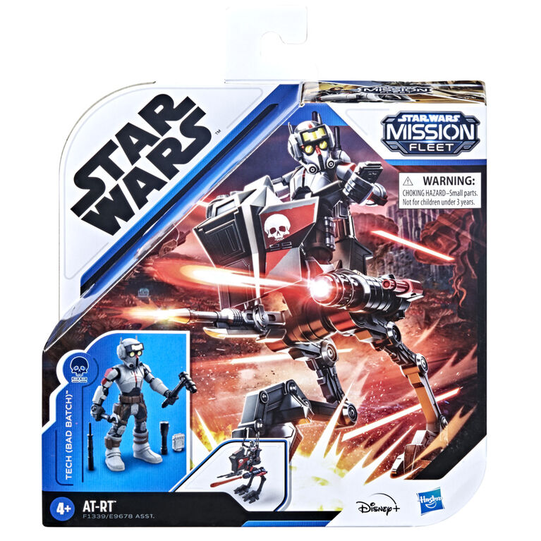 Star Wars Mission Fleet Expedition Class Tech (Bad Batch) AT-RT Ambush 2.5-Inch-Scale Figure and Vehicle Set