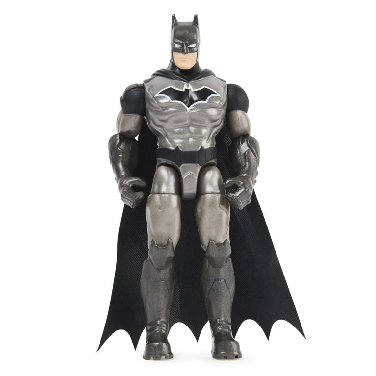 DC Comics, 4-inch Batman Action Figure with 3 Mystery Accessories