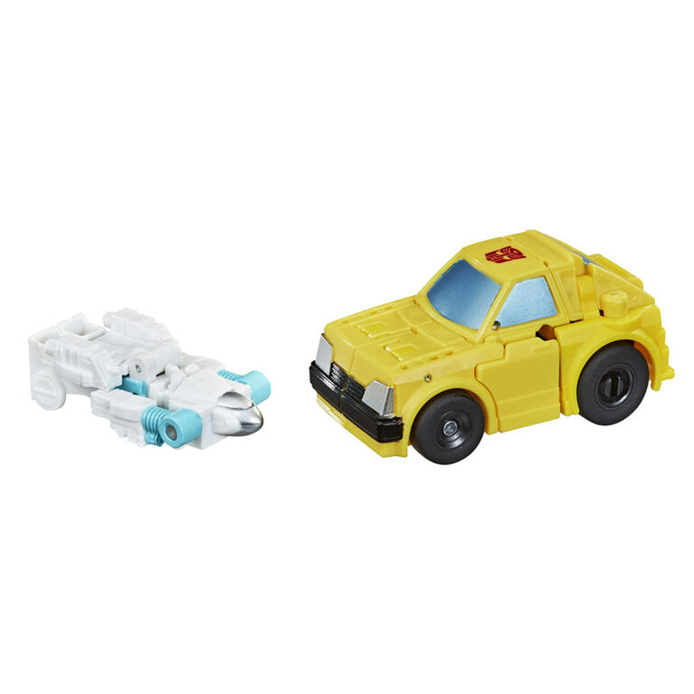 Transformers Buzzworthy Bumblebee War for Cybertron Core Bumblebee & Spike Witwicky 2-Pack