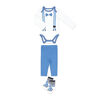 Baby Mode 3 Piece Dress-Up Set: Blue 12M