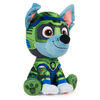 PAW Patrol : La Super Patrouille le film, Peluche Rocky Super Patrouille de 17 cm, animaux en peluche haut de gamme