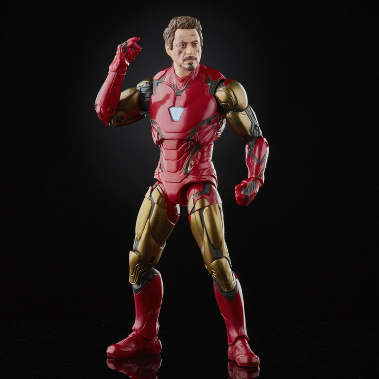 Hasbro Marvel Legends Series, 2 figurines de 15 cm, Iron Man Mark 85 et Thanos, personnages Infinity Saga